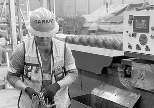 Habilitado de anillos de alambron Garant mexicana